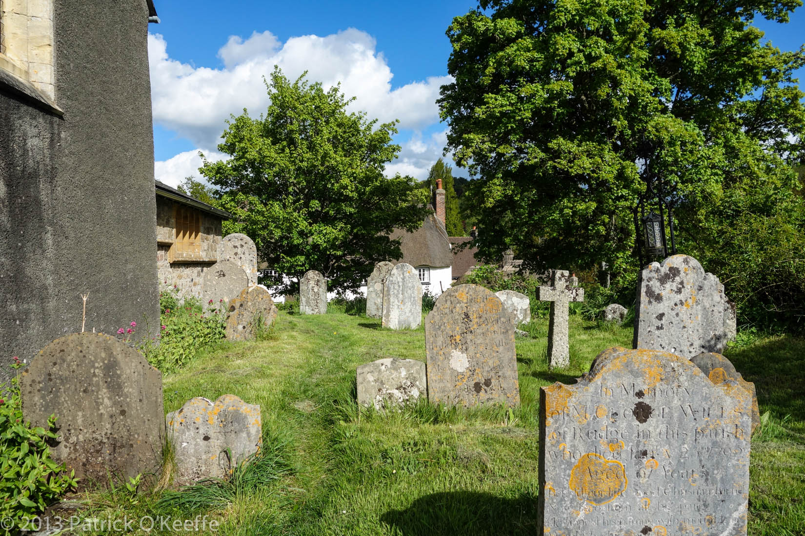 Churchyard in Lustleigh
